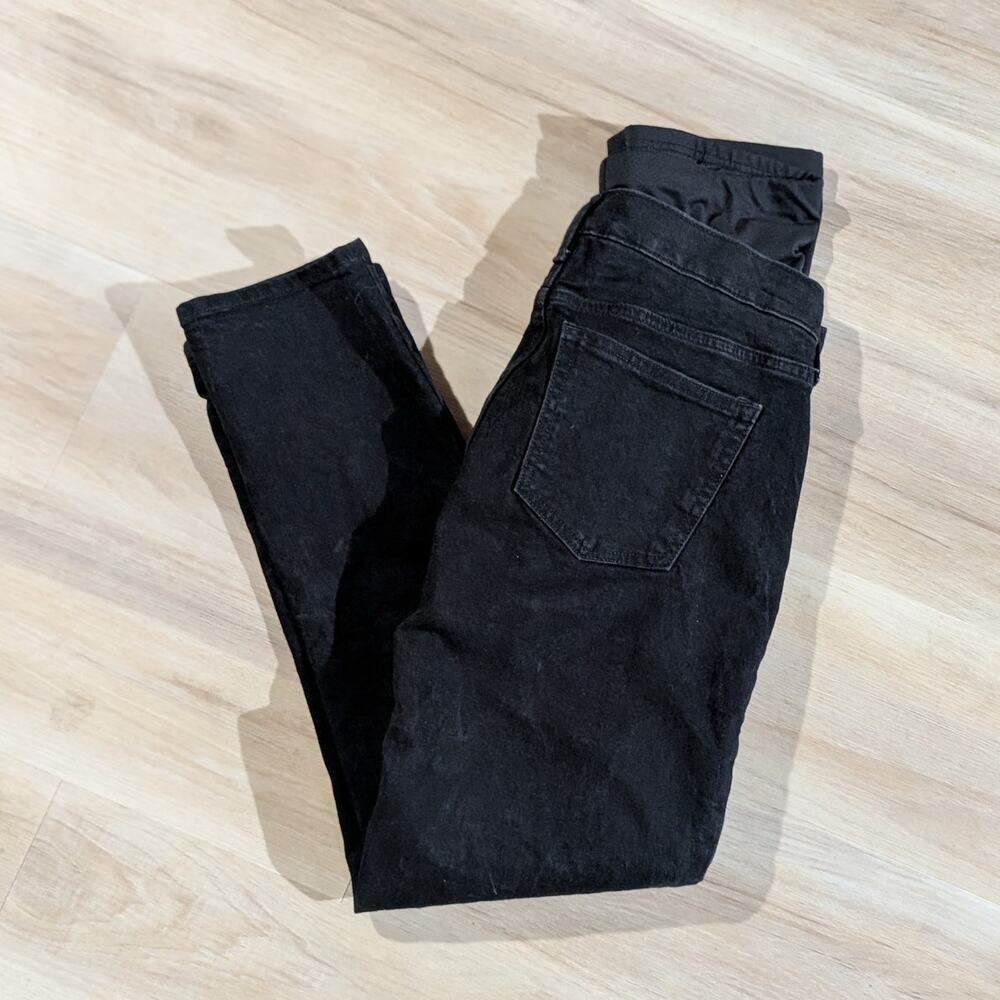 Gap Maternity | Full Panel Skinny Black Maternity Jeans | Size 30/10 Long